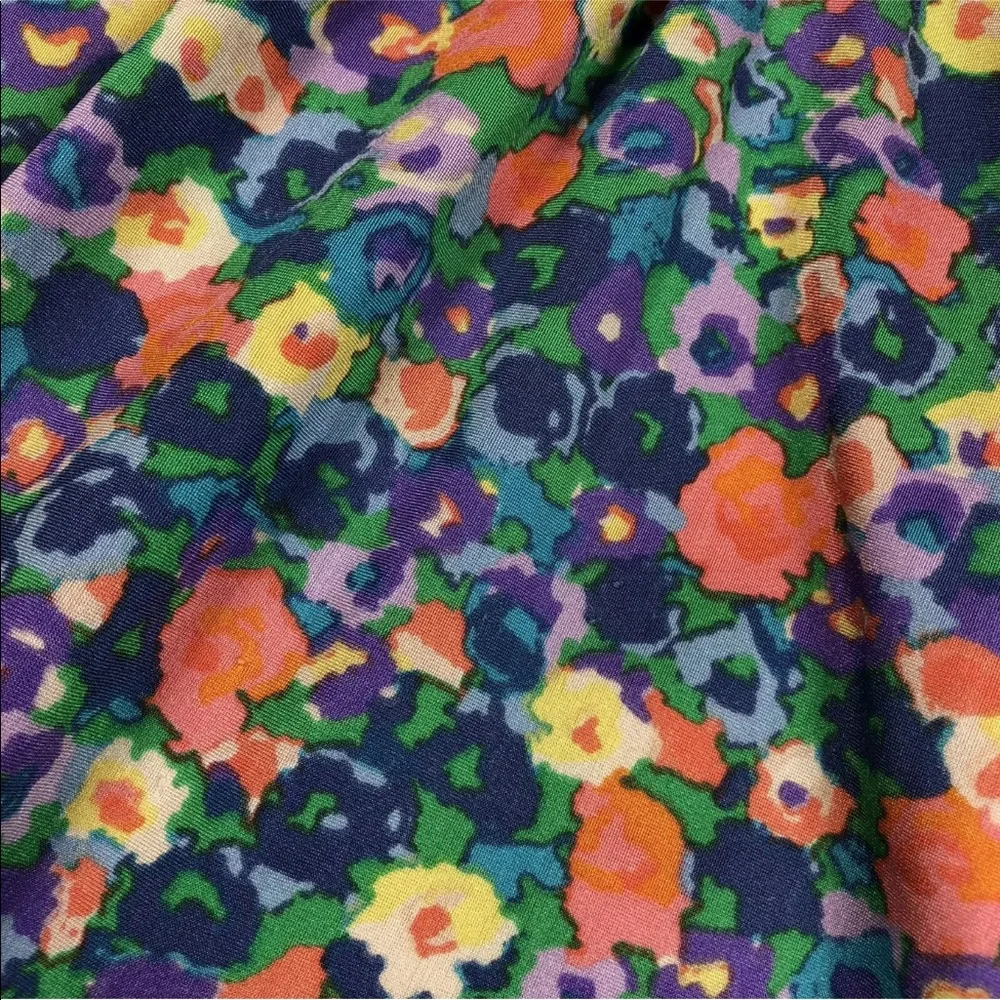 American apparel girls floral halter dress